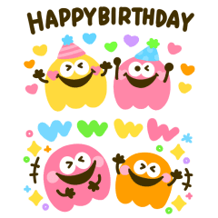 動く♡カラフルモンスター