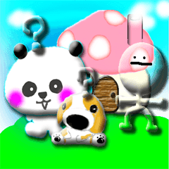 透明棒人間　シンプル（日常セット）