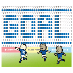 サッカースタンプ くまくまFC 2