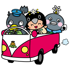 那須烏山（からすやま）市のスタンプ vol.1