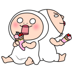 しろめちゃんとおまめさん 別腹編