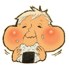 おじいちゃん家のスタンプ