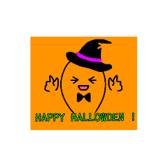 黒板おばけ　ハロウィン