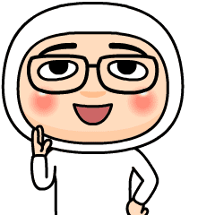 白タイツ66号★アバタースタンプ+メガネ