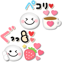 カラフルかわいい♡プックリ笑顔♡