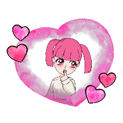ピンク大好き女の子だよ