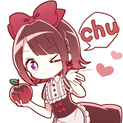 気持ちを伝える♡白雪ちゃんスタンプ