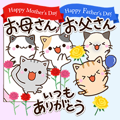 母の日・父の日・誕生日【ねこ】