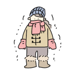 シンプルゆるスタンプ。