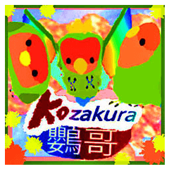 想像するコザクラインコ