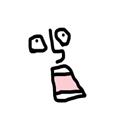 シンプル　目　鼻　口