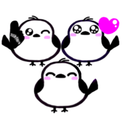 ちびシマエナガの喜怒哀楽