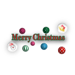 メリークリスマスのロゴ