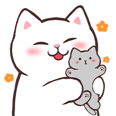 ネコのおもしろスタンプ