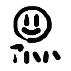 白黒丸くんスタンプ