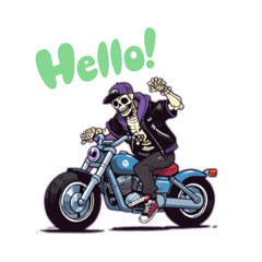 スケルトン・バイカー