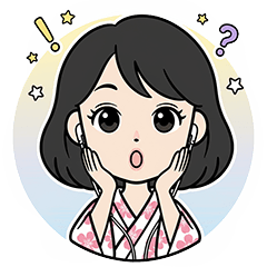 Japanese style Little girl's daily mood