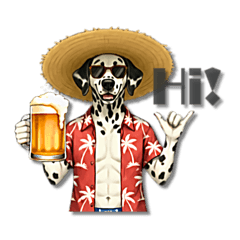 StylishDalmatian:On&Offで使えるスタンプ