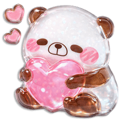 ぷくつやシール❤️ゆるぱんだるま❤️敬語