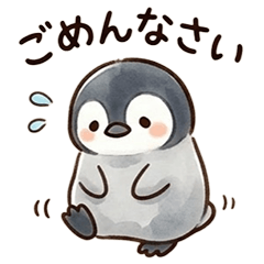 手書き風のかわいい動物スタンプ