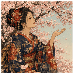 Kimono Vibes Japan Stickers