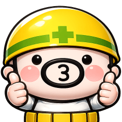 ぷにっと飛び出す！おやじ君の毎日スタンプ
