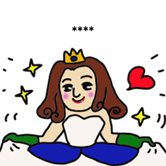 つぶやくお姫さま