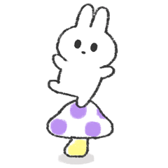 うさちゃんとクッション