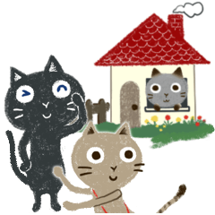 ねこ13/毎日使える優しいスタンプ