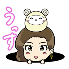 勝友美スタンプ