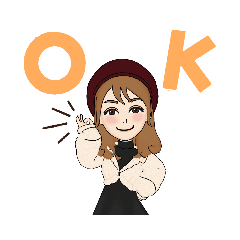 あこぺみたいなスタンプ