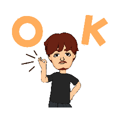 コジロみたいなスタンプ