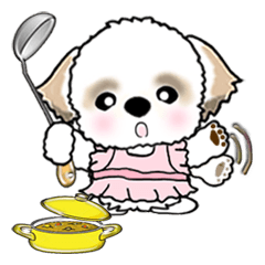 【大きめ文字】シーズーの日常、時々怒り虫