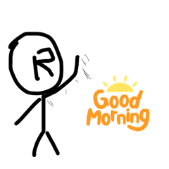 日常的に使えるRさんスタンプ