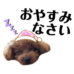 りりちゃんのスタンプ(黒文字編)