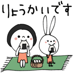 mottoの黒髪のレト子 x vうさぎ♡毎日