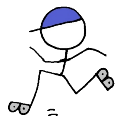 ローラースケートマン