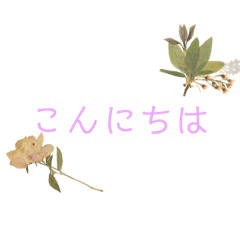 ドライフラワースタンプ　otituki