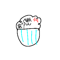 ご飯さんの表情