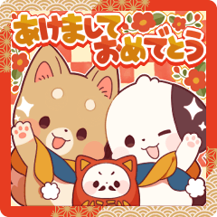 まろところ✿毎年使えるあけおめスタンプ✿