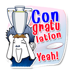 Mr. Blue, a distraught football player