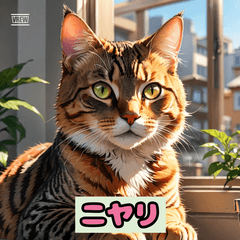 いかつい猫スタンプ