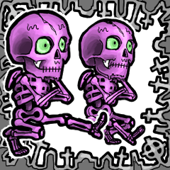 アンデッド動く⚰️踊るスケルトンズ