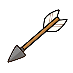 あなたに刺さる矢スタンプ