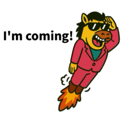 よく使うよパカ男スタンプ！英語バージョン