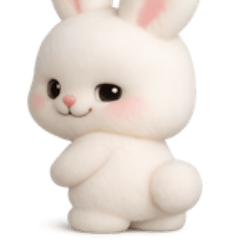 依存してごめんうさぎ