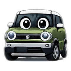 毎日使える！ゆるかわ軽SUVスタンプ4