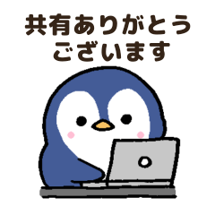 ゆるっと手描き こゆきちゃん(お仕事敬語)