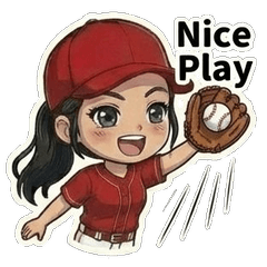 A girl watching a baseball game