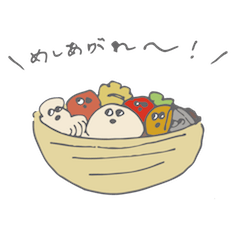 染みっ染みのおでんです〜